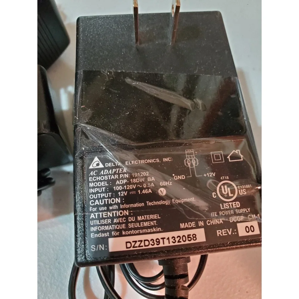 Lot Of 9 Original AC Adapter Power Supply Misc All Black